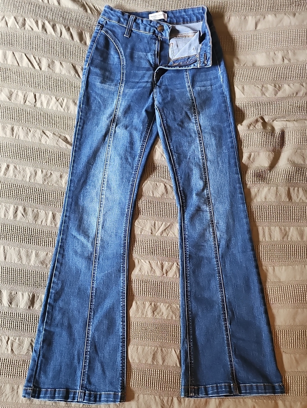 Blue Women's Flared Jeans